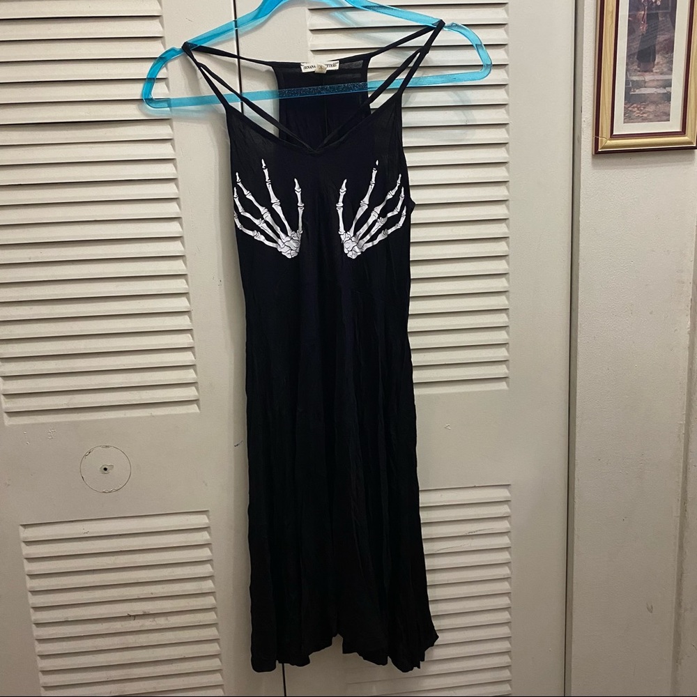 Skeleton Hands Dress *NWOT*